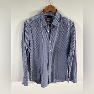 THEORY MENS SHIRT LONG SLEEVE BUTTON FRONT XL
